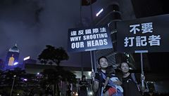 Masové protesty pimly správkyni Hongkongu Carrie Lamová, aby se za postup...