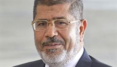 Muhammad Mursí na vrcholu svých sil v roce 2013.