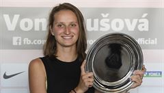 Markéta Vondroušová představuje talíř pro finalistku French Open.