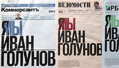 Troje hlavní ruské noviny Kommersant, Vedomosti a RBK vyly ve vzácném záchvvu...