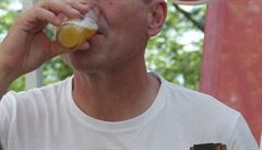 Markus Lohner, majitel oce�ovaného pivovaru Camba  Bavaria.