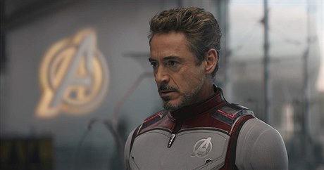Robert Downey Jr. jako Tony Stark. snímek Avengers: Endgame (2019). Reie:...