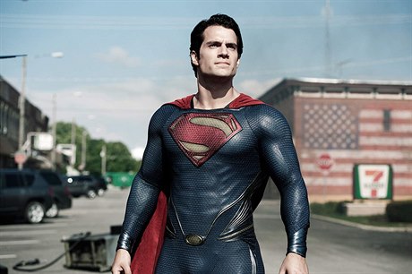 Henry Cavill jako Superman. Snímek Muž z oceli (2013).