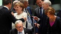 Lídři EU na bruselském summitu.