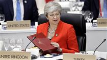 Britsk� premi�rka Theresa Mayov� summitu skupiny G20 v japonsk� �sace.