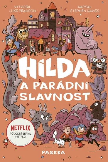 Oblka knihy Hilda a pardn slavnost.