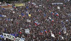 Demonstrace proti premiérovi Andreji Babiovi (ANO) a ministryni spravedlnosti...