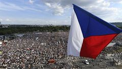 Nejvtí demonstrace od roku 1989. Pesná ísla o potu úastník nejsou k...