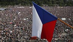 Na minulý protest proti Beneové a Babiovi na Václavském námstí podle...