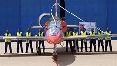 Nigerijské vzduné síly pevzaly opravené eské stroje L-39 pi slavnostní...