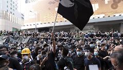 V Hongkongu protestují pedevím mladí lidé.