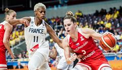 Basketbalistky nadějně rozjetý zápas s Francií k výhře nedotáhly a úvodní duel na ME prohrály