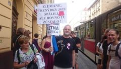 Jaroslav D. se na demonstraci vypravil z Kromíe. Spadeno má krom premiéra...