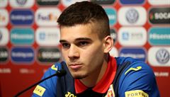Rumunský fotbalista Ianis Hagi, syn slavného útoníka Gheorghe Hagiho.