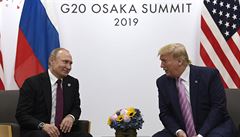 Americký prezident Donald Trump se potkal se svým ruským protjkem Vladimirem...