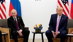 Americký prezident Donald Trump se v japonské Ósace potkal se svým ruským...