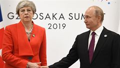 Britská premiérka Theresa Mayová a ruský prezident Vladimir Putin se sešli na... | na serveru Lidovky.cz | aktuální zprávy