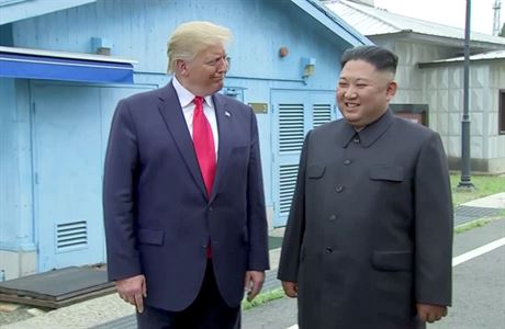 Donald Trump a Kim ong-un.