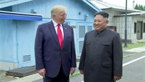 Donald Trump a Kim ong-un.