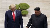 Donald Trump jako prvn americk prezident navtvil krtce Severn Koreu.