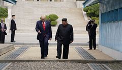 Americký prezident Donald uvedl, e pozve Kima do Washingtonu.