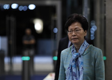 Správkyn Hongkongu Carrie Lamová v pondlí odsoudila, e skupina...