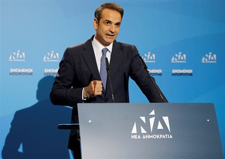 Kyriakos Mitsotakis sloí premiérskou písahu v pondlí.