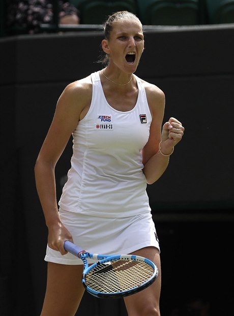 Tenistka Karolína Plíšková zdolala ve Wimbledonu Sie Šu-wej a postupem do...