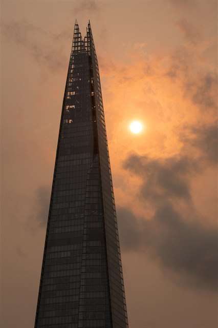 Londýnský mrakodrap Shard.