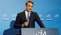 Kyriakos Mitsotakis slo premirskou psahu v pondl.