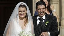 Modelka Alena eredov se provdala za branke italsk fotbalov reprezentace...