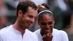 Wimbledon, mix: Serena Williamsová a Andy Murray zatím mají adu dvod k...