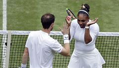 Wimbledon, mix: Serena Williamsová a Andy Murray slaví. A to tak na první...