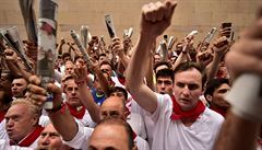 Naposledy si oslavy svátku svatého Fermína vy�ádaly lidský �ivot v roce 2009.