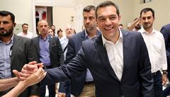 ecký premiér Tsipras po eckých parlamentních volbách.