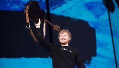 Ed Sheeran na koncert v praských Letanech.