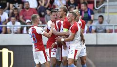 Slavia pehrla Trnavu a opanovala Superpohr, o vtzstv rozhodl dvma gly Souek