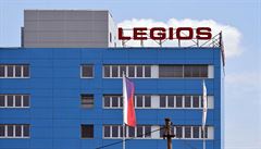 Areál výrobce vagon Heavy Machinery services (díve Legios) v Lounech.