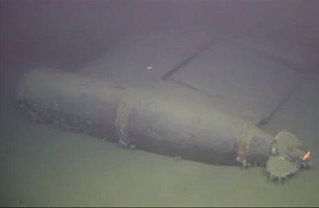 Vrak sovtské ponorky Komsomolec na dn Norského moe.
