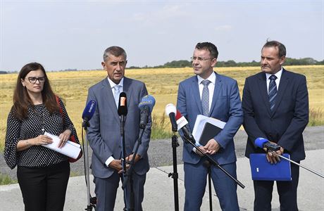Premir Andrej Babi navtvil 17. ervence 2019 msto stavby novho seku...