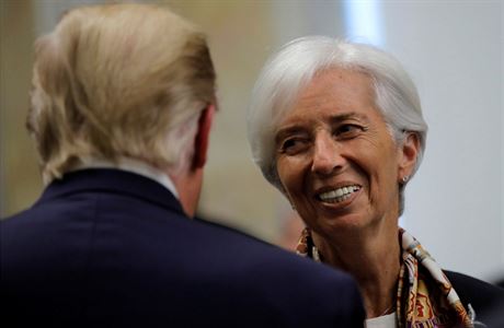 Christine Lagardeová jednala s Donaldem Trumpem.