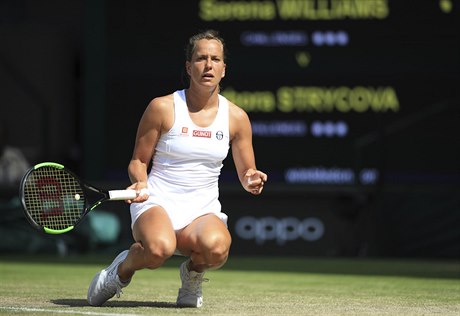 Wimbledon - semifinále Strýcová vs. Williamsová: emoce české hráčky.