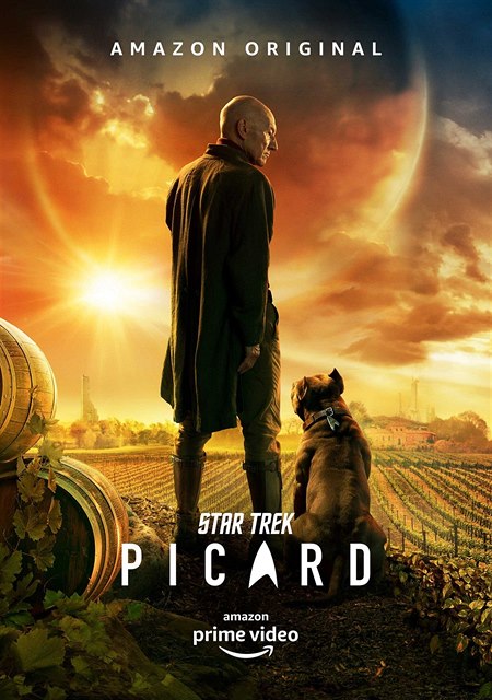 První oficiální plakát k seriálu Star Trek: Picard.