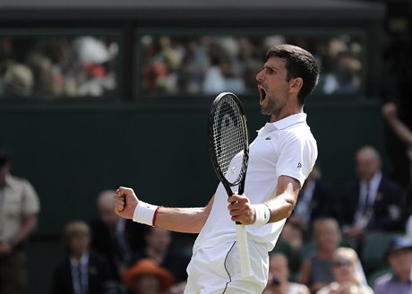 Novak Djokovi a jeho emoce ve Wimbledonu