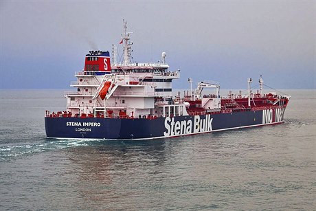 Britský tanker Stena Impero.