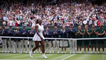 Serena Williamsová na závěrečném ceremoniálu