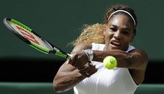Wimbledon - semifinále Strýcová vs. Williamsová: Amerianka v akci.