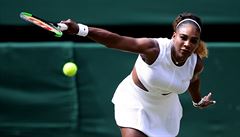 Wimbledon - semifinále Strýcová vs. Williamsová: Amerianka v akci.