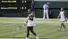 Wimbledon - semifinále Strýcová vs. Williamsová: Amerianka slaví postup.