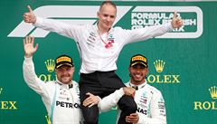 Formule 1, Velká cena Velké Británie, Silverstone: Bottas a Hamilton se...
